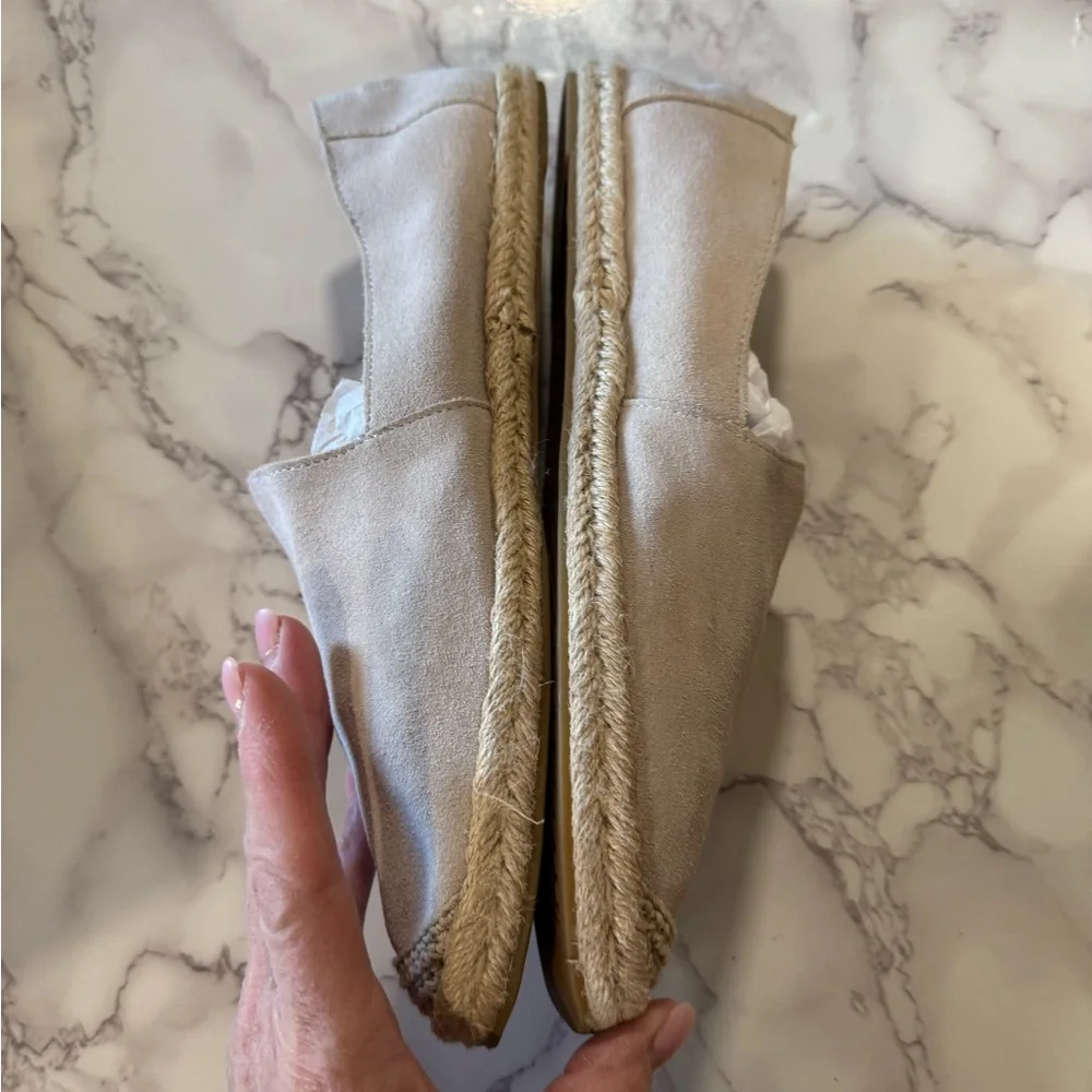 Toms Beige Suede Espadrilles